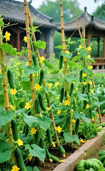 教你在家种黄瓜，从播种育苗到授粉，就能收获 - 图画吧TUHUABA
