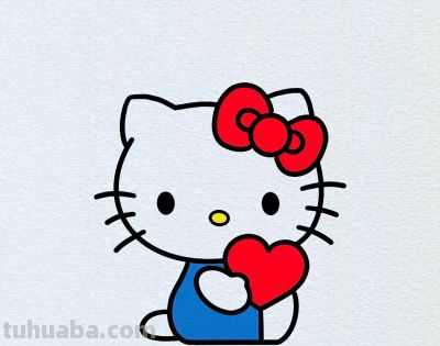 简笔画每日更新之可爱猫咪 - 图画吧TUHUABA