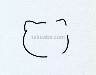 简笔画每日更新之可爱猫咪 - 图画吧TUHUABA