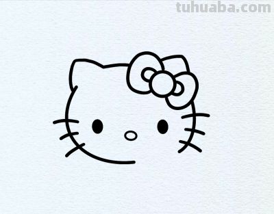 简笔画每日更新之可爱猫咪 - 图画吧TUHUABA