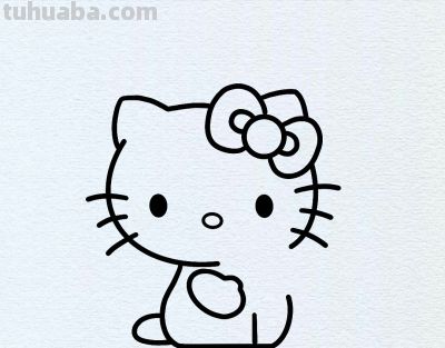 简笔画每日更新之可爱猫咪 - 图画吧TUHUABA