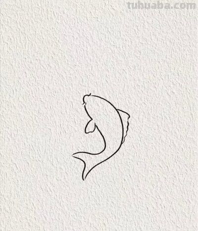 鲤鱼跃龙门 步步高升贺新春丨画个简笔画分享 - 图画吧TUHUABA