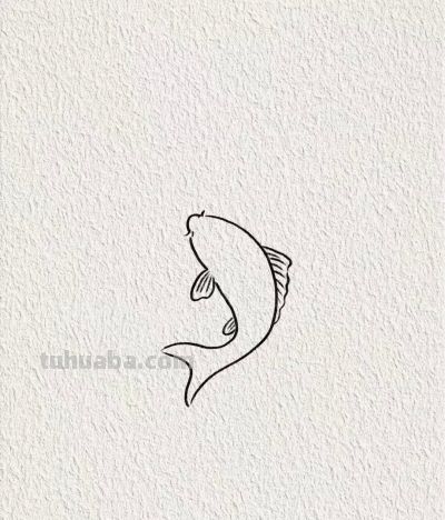 鲤鱼跃龙门 步步高升贺新春丨画个简笔画分享 - 图画吧TUHUABA