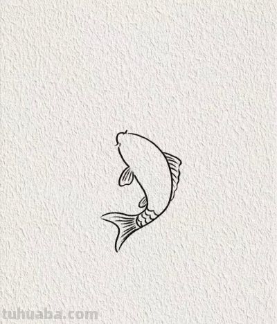 鲤鱼跃龙门 步步高升贺新春丨画个简笔画分享 - 图画吧TUHUABA