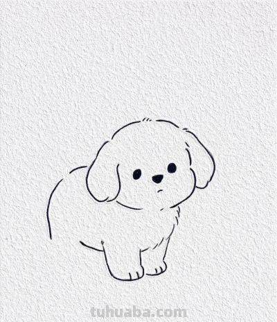 可爱小狗简笔画,让小狗治愈你 - 今日头条 可爱小狗简笔画,让小狗治愈你 - 图画吧TUHUABA