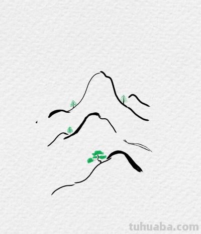 简笔红日升 高山绿树荣丨小艾爱画画 - 今日头条 简笔红日升 高山绿树荣丨小艾爱画画 - 图画吧TUHUABA