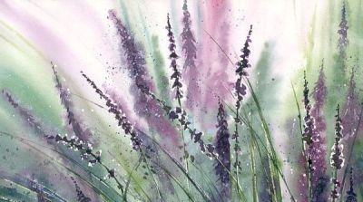 繁花 · 水彩 | Malgorzata Szczecinska ​​​ - 图画吧TUHUABA