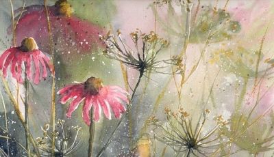 繁花 · 水彩 | Malgorzata Szczecinska ​​​ - 图画吧TUHUABA