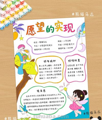 愿望的实现阅读记录卡手抄报 374 ✨️ - 今日头条