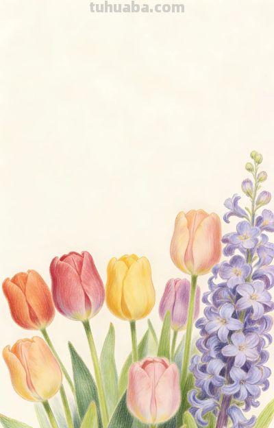 用彩铅描绘的秘密花园 - 图画吧TUHUABA