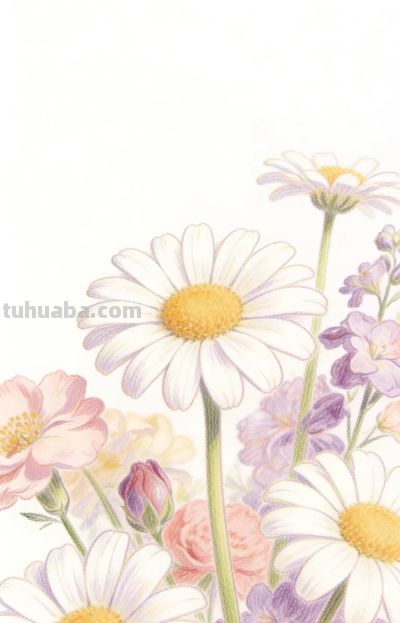 用彩铅描绘的秘密花园 - 图画吧TUHUABA