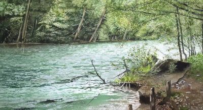 水彩画，渡部政人 - 图画吧TUHUABA