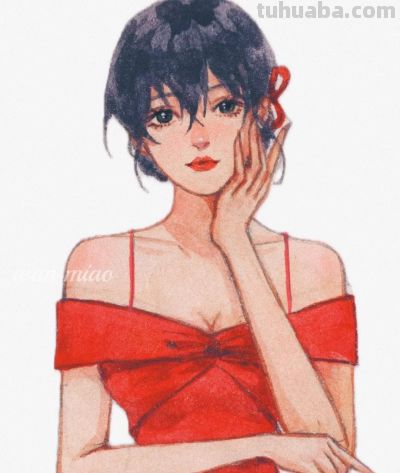 治愈系水彩人物集：温柔、华丽、梦幻… 画笔里的女孩会发光 - 图画吧TUHUABA