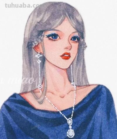 治愈系水彩人物集：温柔、华丽、梦幻… 画笔里的女孩会发光 - 图画吧TUHUABA