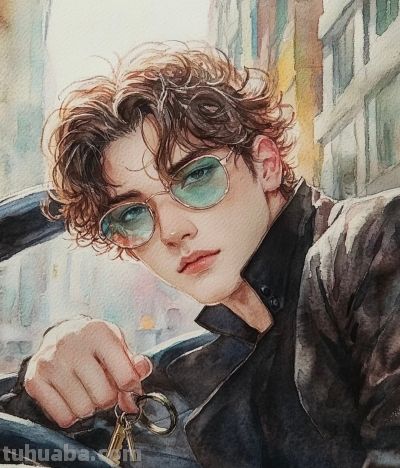 治愈系水彩人物丨SpacewaIkerrand390875w分享 - 图画吧TUHUABA