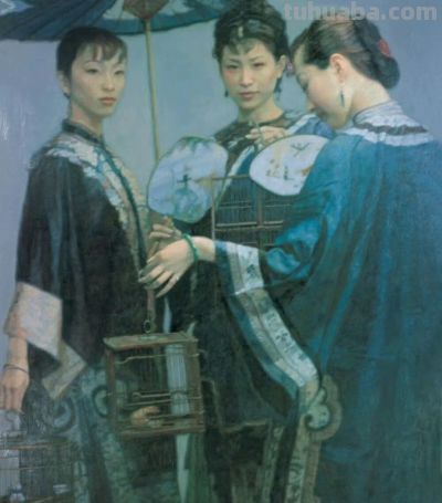 陈逸飞油画赏 - 图画吧TUHUABA