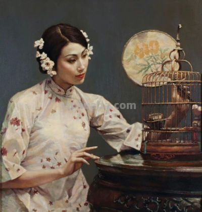 陈逸飞油画赏 - 图画吧TUHUABA