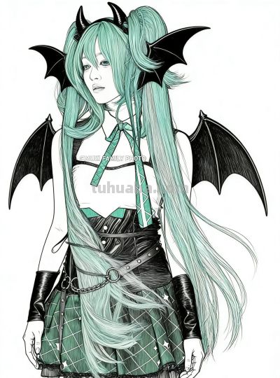 看我如何用Cosplay“炼”出一张AI工笔画稿的！ - 图画吧TUHUABA