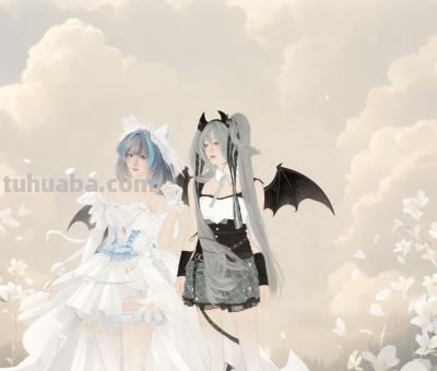 看我如何用Cosplay“炼”出一张AI工笔画稿的！ - 图画吧TUHUABA