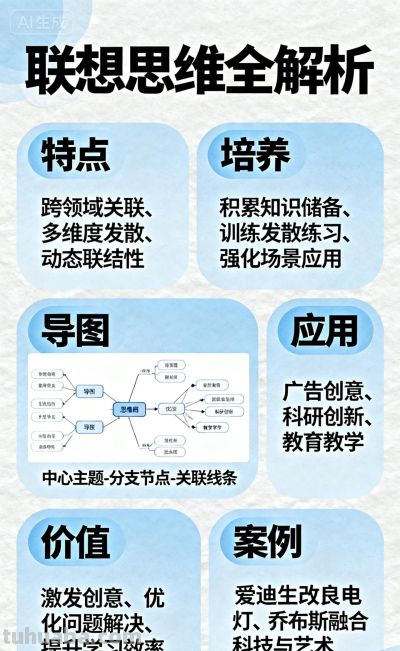【科学思维】联想思维特点导图价值培养应用案例 - 图画吧TUHUABA