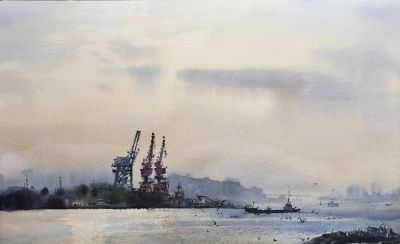 戴艺强·水彩写生 ｜ 水色之间，心象万千 - 图画吧TUHUABA