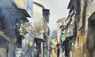 戴艺强·水彩写生 ｜ 水色之间，心象万千 - 图画吧TUHUABA