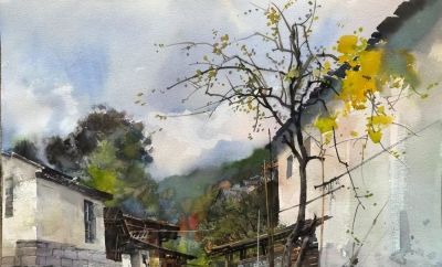 戴艺强·水彩写生 ｜ 水色之间，心象万千 - 图画吧TUHUABA