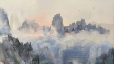 戴艺强·水彩写生 ｜ 水色之间，心象万千 - 图画吧TUHUABA