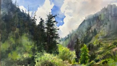 戴艺强·水彩写生 ｜ 水色之间，心象万千 - 图画吧TUHUABA