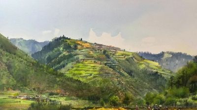 戴艺强·水彩写生 ｜ 水色之间，心象万千 - 图画吧TUHUABA