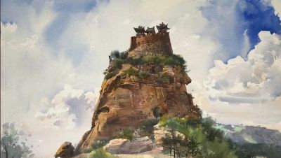 戴艺强·水彩写生 ｜ 水色之间，心象万千 - 图画吧TUHUABA