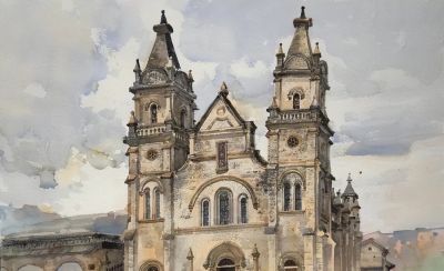 戴艺强·水彩写生 ｜ 水色之间，心象万千 - 图画吧TUHUABA