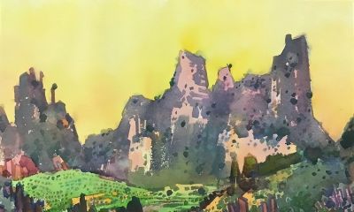 戴艺强·水彩写生 ｜ 水色之间，心象万千 - 图画吧TUHUABA