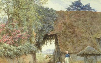 英国水彩画家海伦·阿林厄姆作品赏 - 今日头条 英国水彩画家海伦·阿林厄姆作品赏 - 图画吧TUHUABA