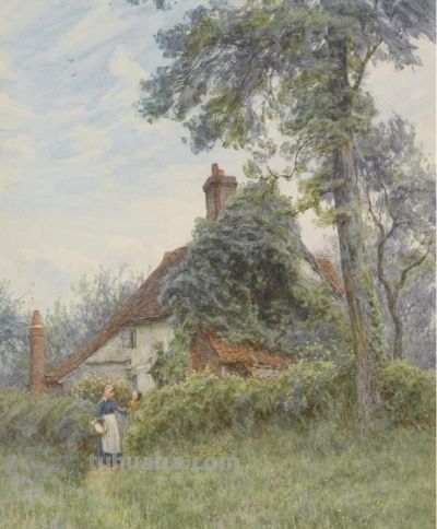 英国水彩画家海伦·阿林厄姆作品赏 - 今日头条 英国水彩画家海伦·阿林厄姆作品赏 - 图画吧TUHUABA