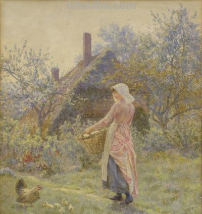 英国水彩画家海伦·阿林厄姆作品赏 - 今日头条 英国水彩画家海伦·阿林厄姆作品赏 - 图画吧TUHUABA