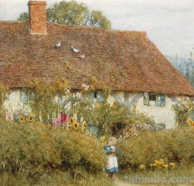 英国水彩画家海伦·阿林厄姆作品赏 - 今日头条 英国水彩画家海伦·阿林厄姆作品赏 - 图画吧TUHUABA