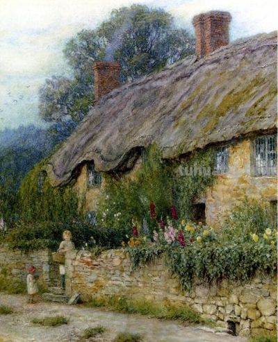 英国水彩画家海伦·阿林厄姆作品赏 - 今日头条 英国水彩画家海伦·阿林厄姆作品赏 - 图画吧TUHUABA