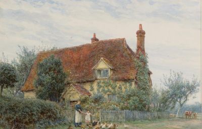 英国水彩画家海伦·阿林厄姆作品赏 - 今日头条 英国水彩画家海伦·阿林厄姆作品赏 - 图画吧TUHUABA