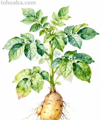 水彩画｜土豆 - 今日头条