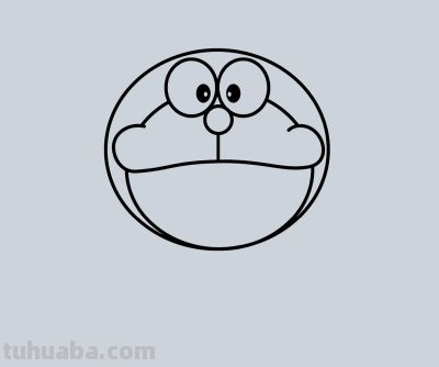 简笔画每日更新之机器猫 - 图画吧TUHUABA