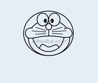 简笔画每日更新之机器猫 - 图画吧TUHUABA