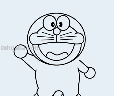 简笔画每日更新之机器猫 - 图画吧TUHUABA