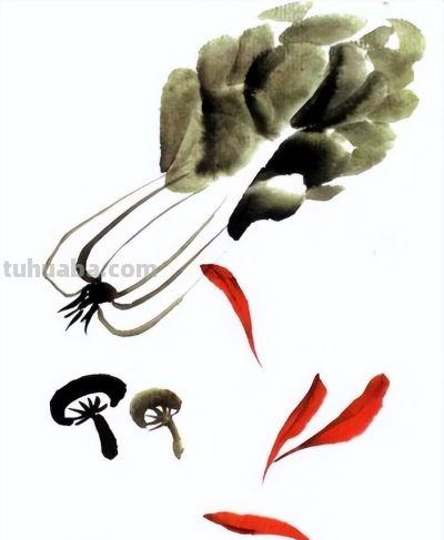 技法 | 轻松学画写意蔬菜:白菜、辣椒画法 - 今日头条 技法 | 轻松学画写意蔬菜:白菜、辣椒画法 - 图画吧TUHUABA