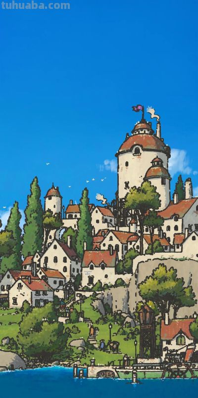 插画里的生活/手机壁纸 - 图画吧TUHUABA