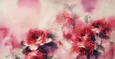 水彩湿画法讲解：好学又好看的水彩花卉教程 - 今日头条