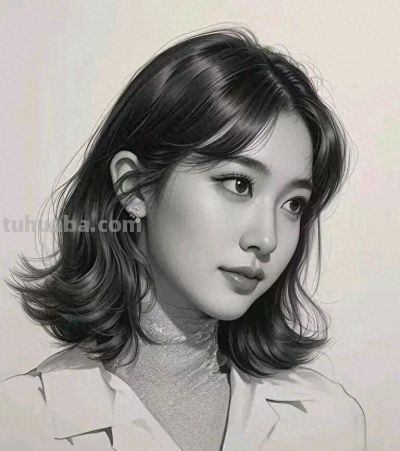 美女素描画像 - 今日头条