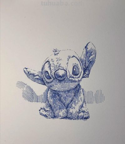 钢笔素描比较考验基本功，这些素描对形体和质感的理解很到位 - 图画吧TUHUABA