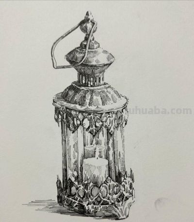 钢笔素描比较考验基本功，这些素描对形体和质感的理解很到位 - 图画吧TUHUABA