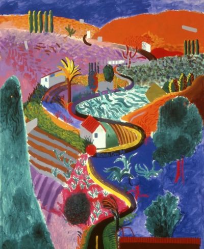 色彩为诗：霍克尼与马蒂斯的视觉共鸣 - 图画吧TUHUABA